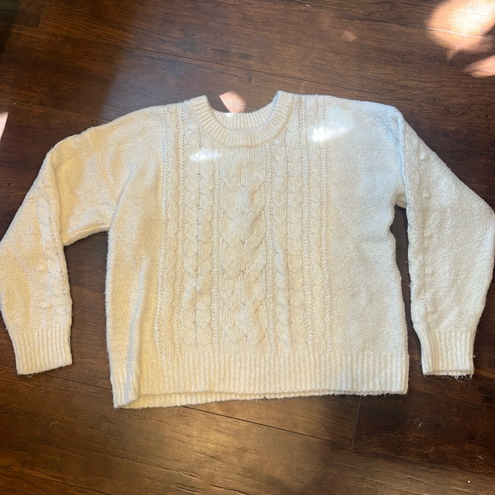 Cream sweater